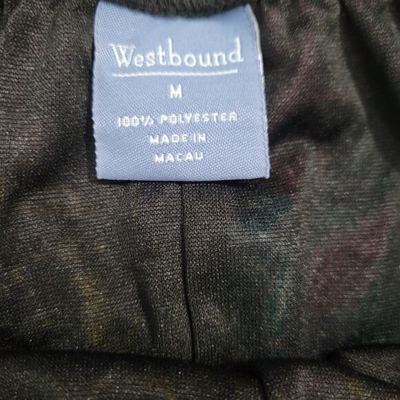 Westbound floral hi-lo pull-on skirt size M multicolor Y2K colorful boho - Picture 4 of 9